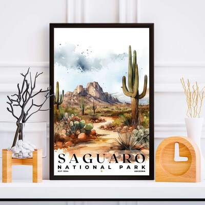 Saguaro National Park Poster, Travel Art, Office Poster, Home Decor | S4 - image5